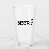 Bierliebhaber Design Glas (Vorderseite)