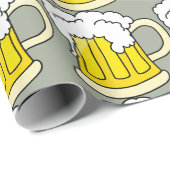Bierliebhaber Funny Beer Tasse Geschenkpapier (Rolleneckpunkt)