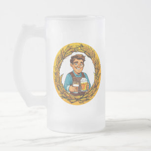 Bierliebhaber Mattglas Bierglas