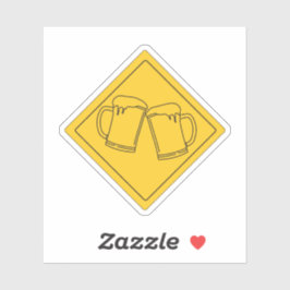 Bierliebhaber Sign Aufkleber