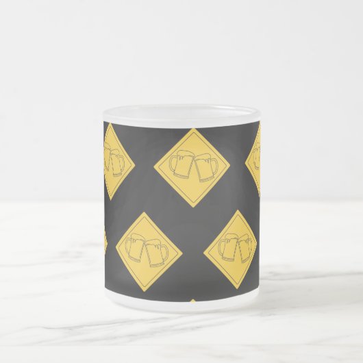 Bierliebhaber Sign Mattglastasse (Mittel)