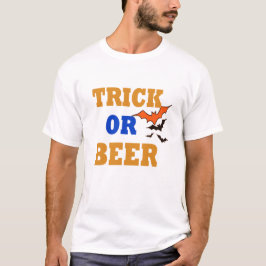 Bierliebhaber-Trick oder lustige Halloween-Shirt T-Shirt