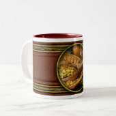 Biermacher - glatter Hoperator Zweifarbige Tasse (Vorderseite Links)