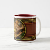 Biermacher - glatter Hoperator Zweifarbige Tasse (VorderseiteRechts)