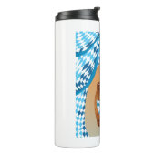 Biermädchen Thermosbecher (Nach links gedreht)