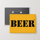 Biermarken-Knopf Button (Vorderseite/Rückseite)
