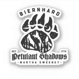 Biernhard Bears Petulant Shadows 17. Oktober Aufkleber