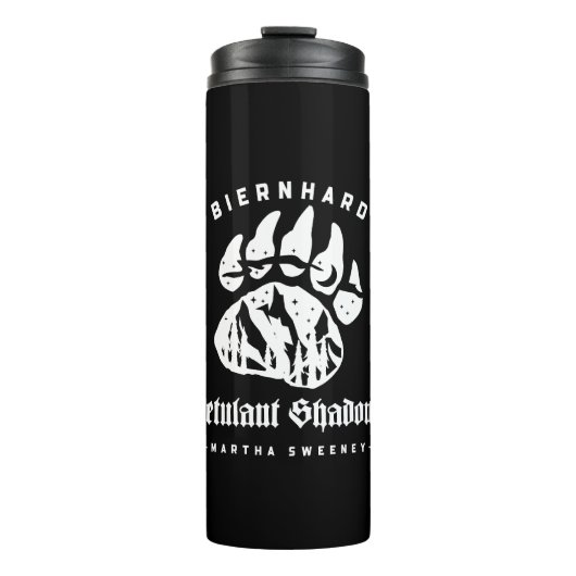 Biernhard Bears Petulant Shadows Thermal Tumbler Thermosbecher (Vorderseite)