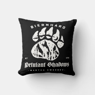 Biernhard Bears Petulant Shadows Two-Tone Kissen