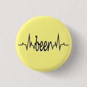 Bierparty-Zeit-Knopf Button (Vorderseite)
