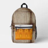 Bierpint Amber und Bar mit Nuts Bedruckter Rucksack (Vorderseite)