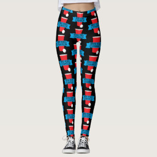 Bierpong-Champion der Leggings