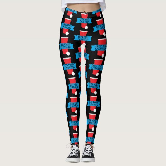 Bierpong-Champion der Leggings (Vorderseite)
