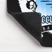 Bierpong-Champion für königliches Wappen Mousepad (Ecke)
