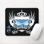 Bierpong-Champion für königliches Wappen Mousepad (Mit Mouse)