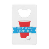 Bierpong-Champion Geldbeutel Flaschenöffner (Vorderseite)