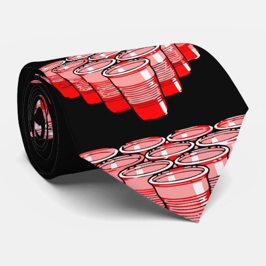 Bierpong Krawatte (Gerollt)