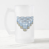 Bierpong Mattglas Bierglas (Links)