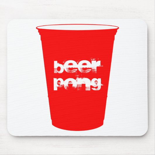 Bierpong Mousepad (Vorne)