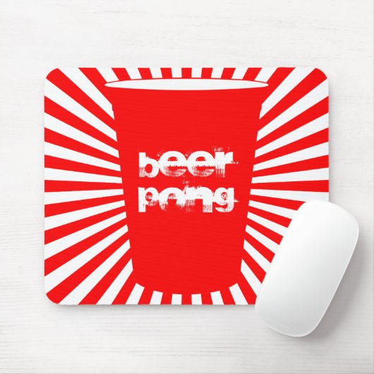 Bierpong Mousepad (Mit Mouse)