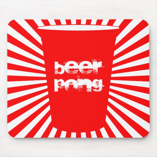 Bierpong Mousepad (Vorne)