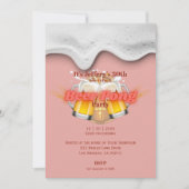 Bierpong-Party Einladung (Vorderseite)