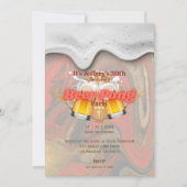 Bierpong-Party Einladung (Vorderseite)