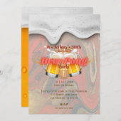 Bierpong-Party Einladung (Vorne/Hinten)