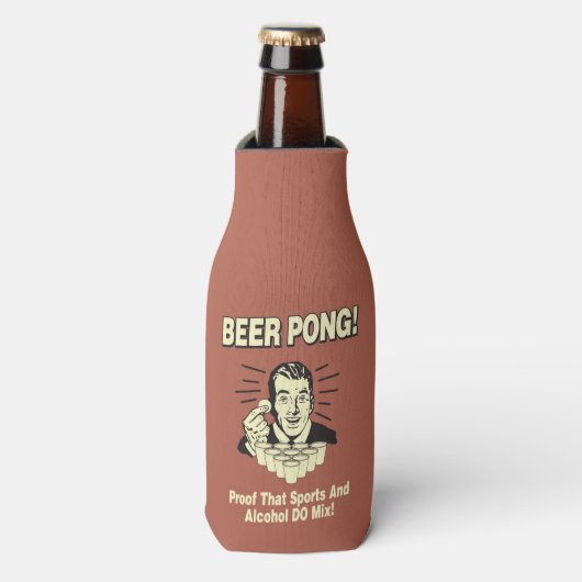 Bierpong: Proof Alcohol & Sports Mix Flaschenkühler (Flaschenvorderseite)