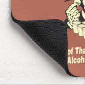 Bierpong: Proof Alcohol & Sports Mix Mousepad (Ecke)