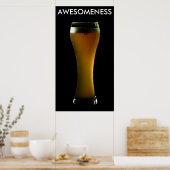 Bierposter AWESOMENESS Poster (Küche)