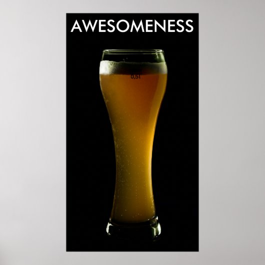 Bierposter AWESOMENESS Poster (Vorne)