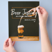 Bierprobe Brauerei Flyer Poster (Hand)