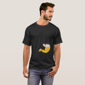 Bierpub-Party-Tummy Bauchmuskel-Spaß T-Shirt (Vorne ganz)