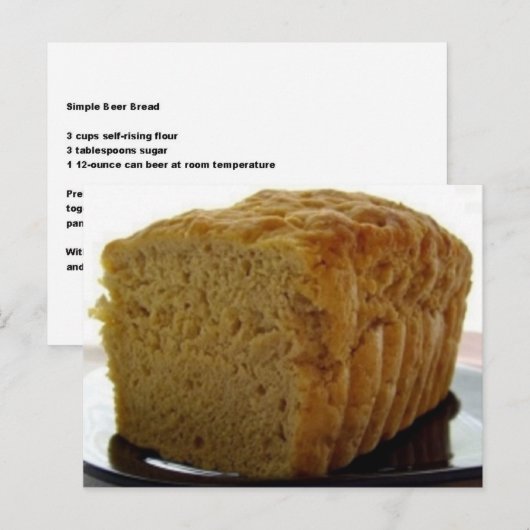 Bierrezeptur Postkarte (Vorne/Hinten)