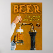 Bier's What's for Dinner Poster (Vorne)