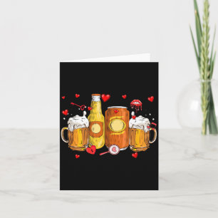 Biersammlung Valentinstag passender Trinker Karte