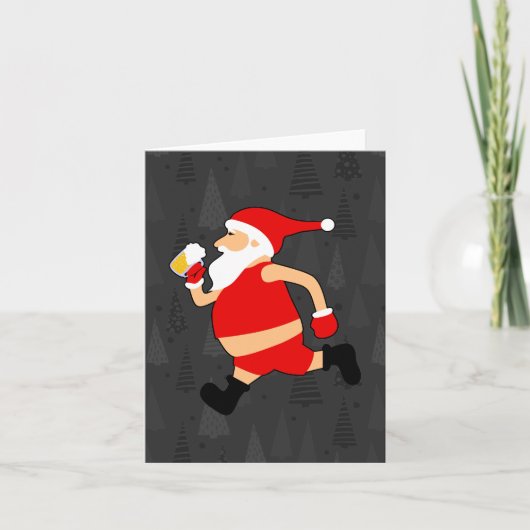 Biersanta-Weihnachtsfeiern Einladung (Vorderseite)