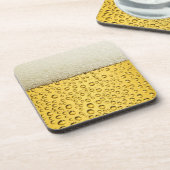 Bierschaum-Hartkunststoff-Untersetzer mit Korkrück Untersetzer (Linke Seite)