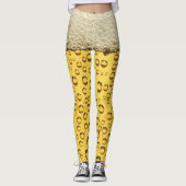 Bierschaum und Blasen - Bier Lover Leggings (Vorderseite)