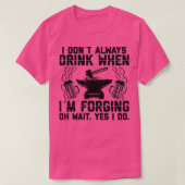 Bierschmied Blacksmithing-Geschenk Ideen T T-Shirt (Design vorne)