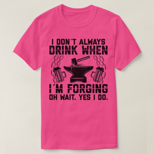 Bierschmied Blacksmithing-Geschenk Ideen T T-Shirt (Design vorne)