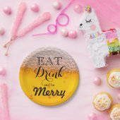 Bierschuppen trinken Trinken Drink und sein Sie fr Pappteller (Party)