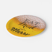 Bierschuppen trinken Trinken Drink und sein Sie fr Pappteller (Schrägansicht)