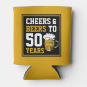 Biersorten bis 50 Jahre 50. Dosenkühler (Vorderseite)