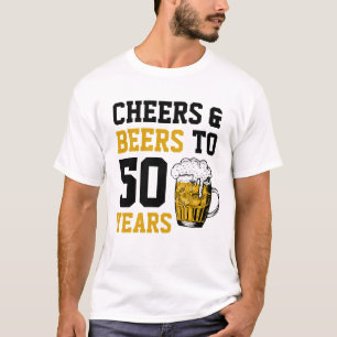 Biersorten bis 50 Jahre 50. Geburtstag  T-Shirt