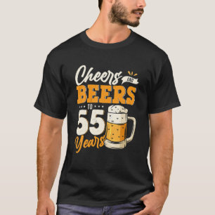 Biersorten bis 55 Jahre Gewitter 55. Geburtstag T-Shirt
