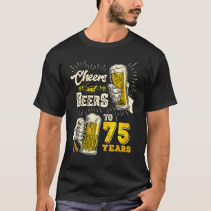 Biersorten bis 75 Jahre alt Bier 75. Geburtstag T-Shirt