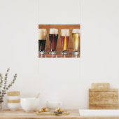 Biersorten Poster (Küche)