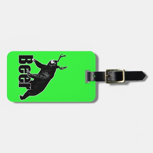 Bierspaß Gepäckanhänger (Vorderseite horizontal)